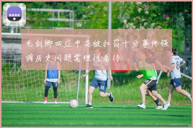 毛剑卿回应申花被扣罚十分事件强调历史问题需理性看待